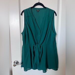 Green Torrid Top Size 1